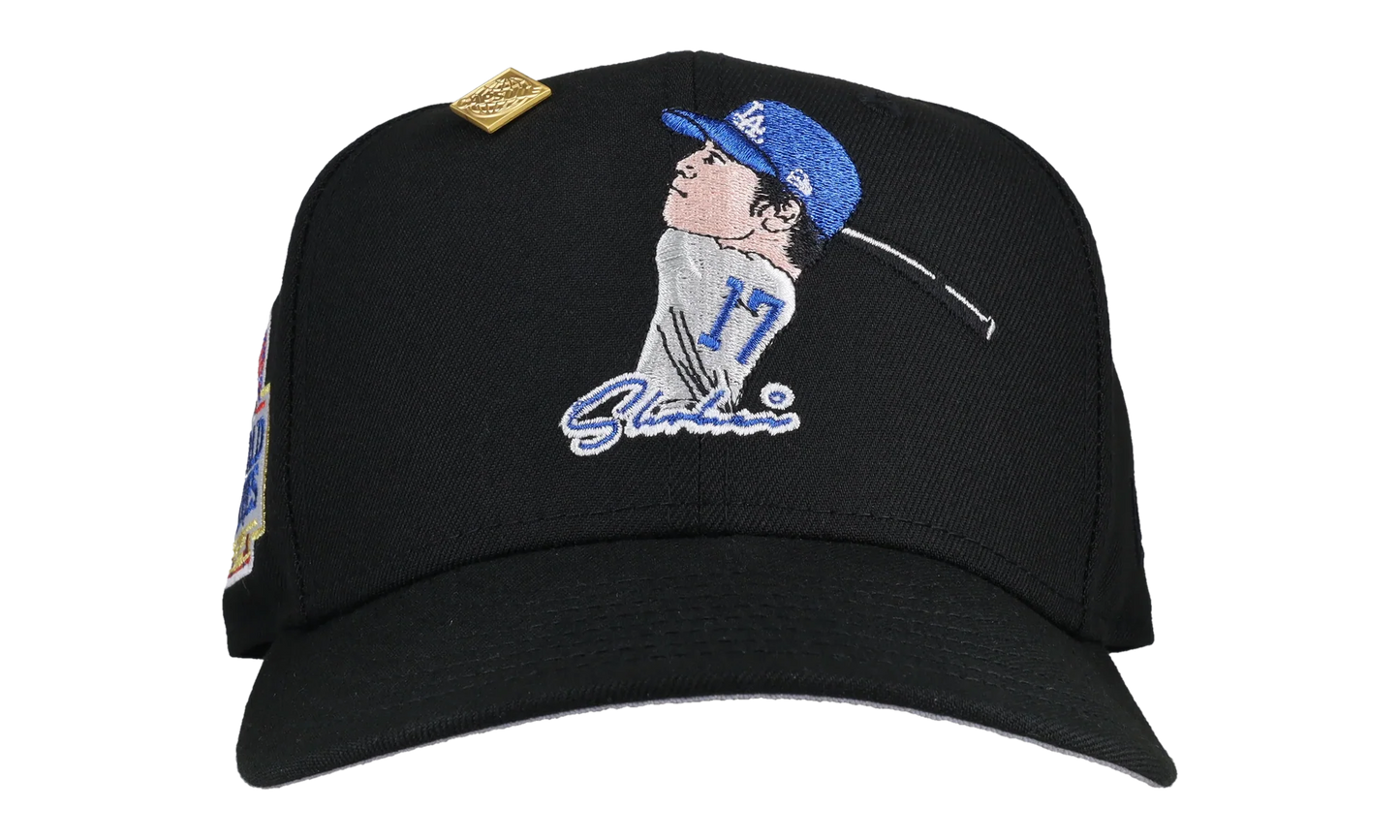 59FIFTY Los Angeles Dodgers 2024 World Series Shohei Ohtani Fitted Hat "Black" NE142