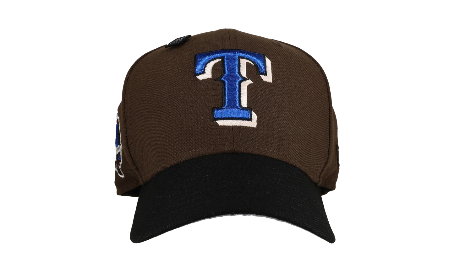 59FIFTY Texas Rangers 40th Anniversary Fitted Hat "Walnut / Black" NE396