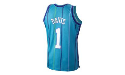 NBA Baron Davis Swingman Road Jersey "1999 Charlotte Hornets - Teal" SMJYGS18409 CHOTEAL99BDV