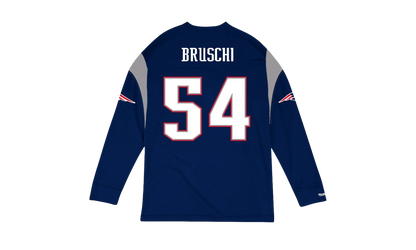 NFL Name & Number Longsleeve "New England Patriots - Navy" NNLSMG18064 NEPNAVY04TBS