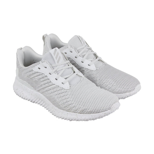 Alphabounce Rc CG5125 Mens White Mesh Lace Up Athletic Running Shoes