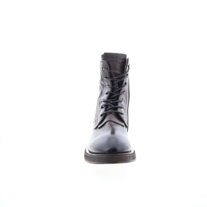 Chevy Womens Brown Leather Lace Up Casual Dress Boots