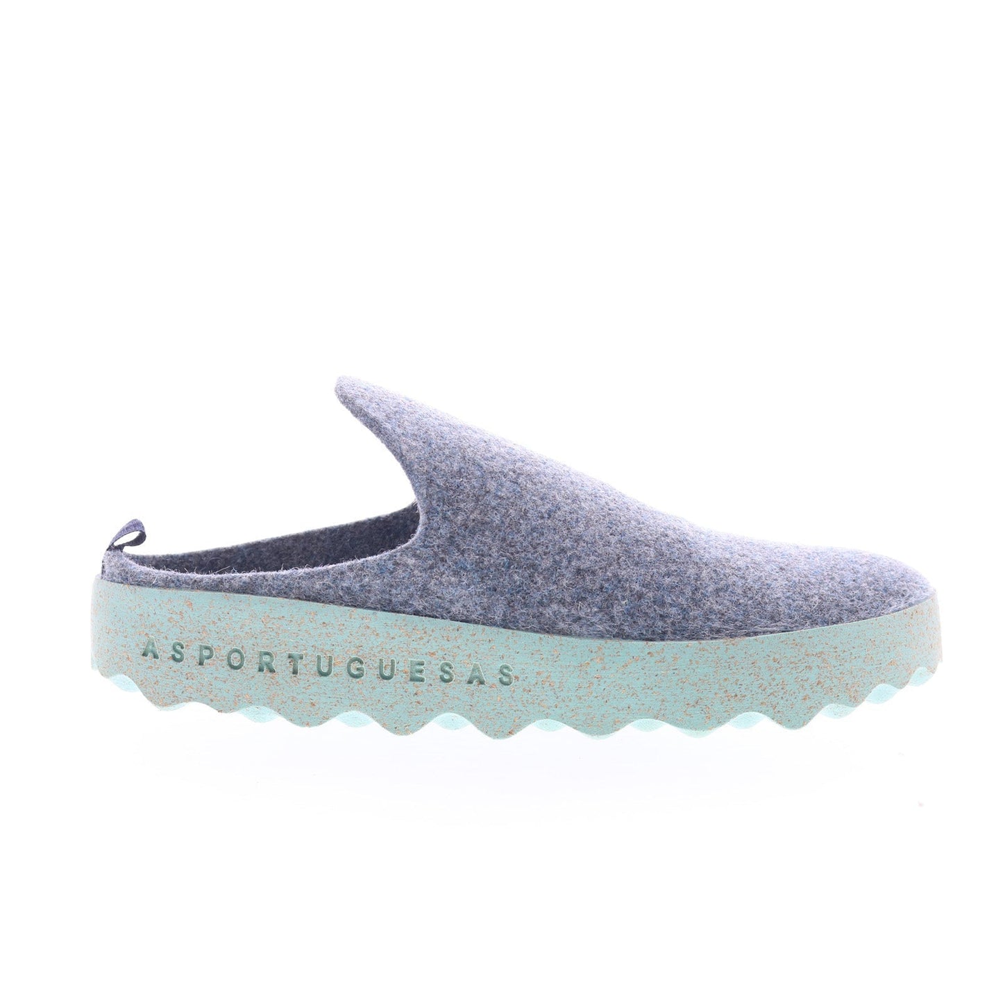 Asportuguesas Come COME023ASP-065 Womens Gray Slip On Clog Flats Shoes