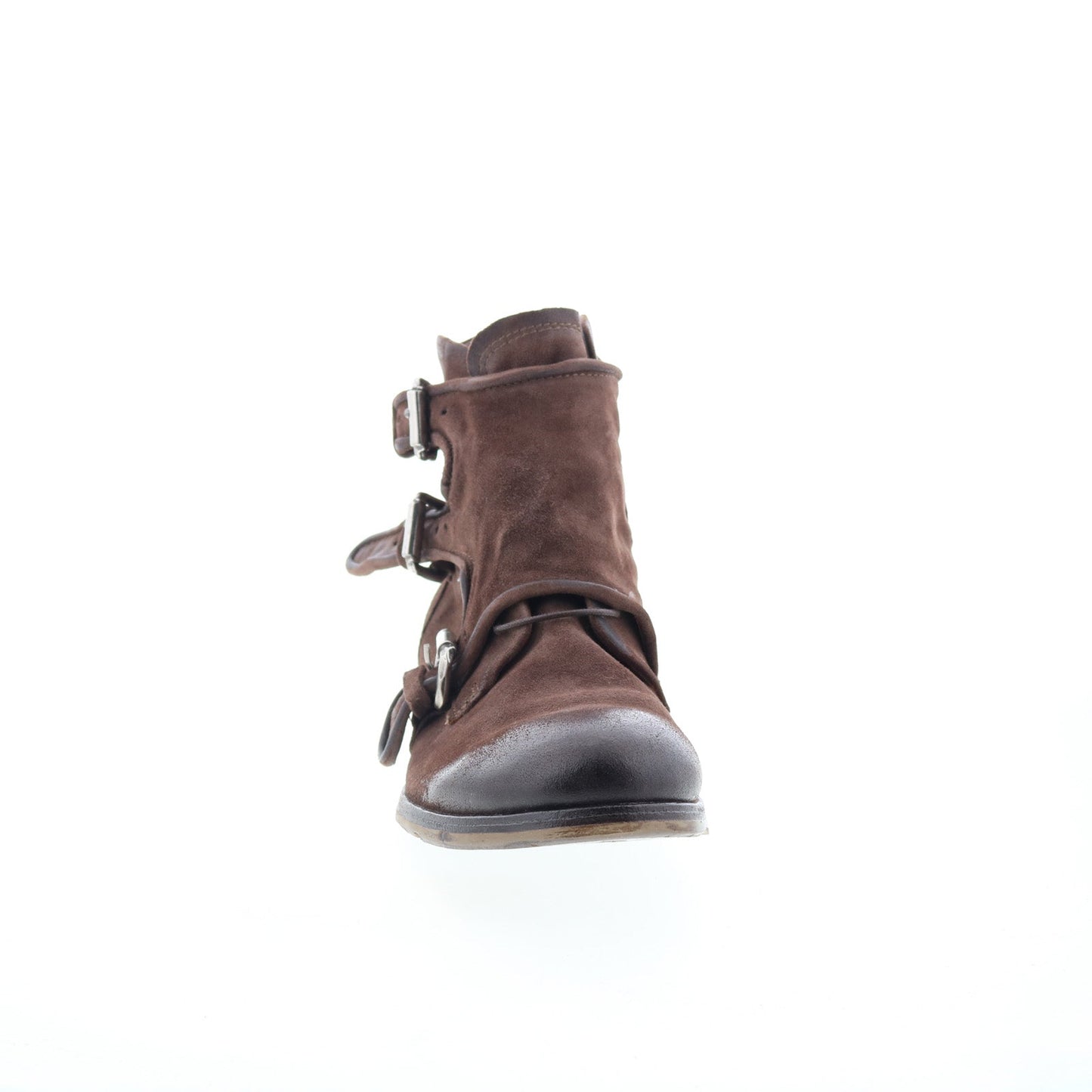 Copper Mens Brown Leather Zipper Casual Dress Boots