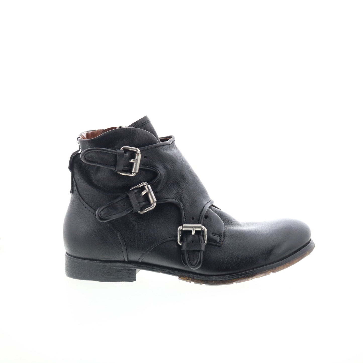 Cooper Mens Black Leather Zipper Casual Dress Boots