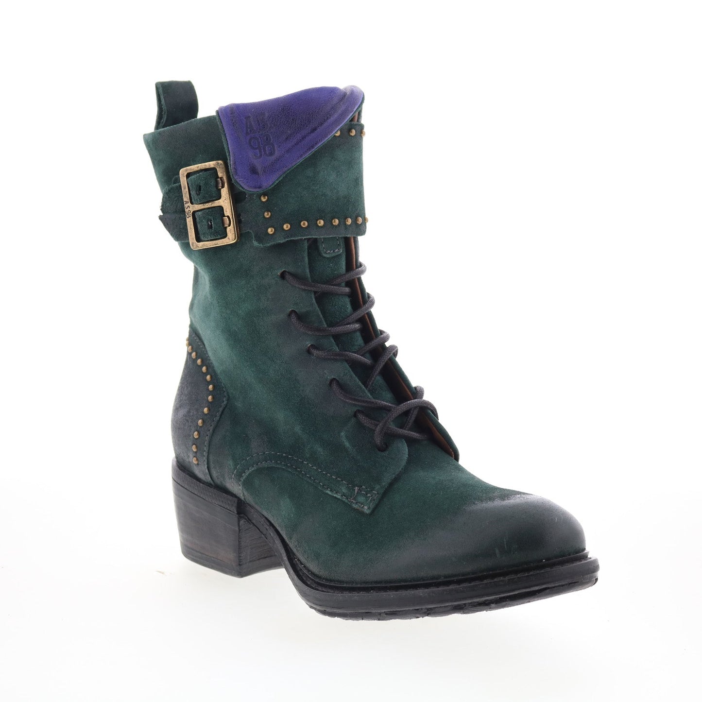 Cree Womens Green Suede Zipper Casual Dress Boots