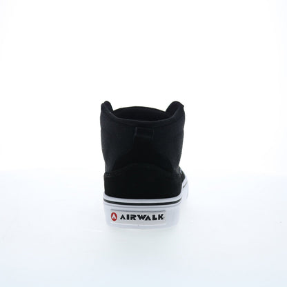 Airwalk Ollie CW06511M Mens Black Suede Skate Inspired Sneakers Shoes