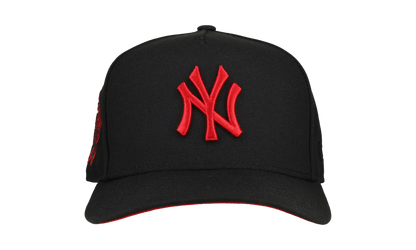 9FIFTY New York Yankees 1999 World Series A Frame Snapback Hat "Black / Red - Visor" NE260