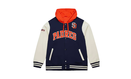 MLB Courtside Fleece Vintage Cap "San Diego Padres - Navy" JK11162 SDPNAVY