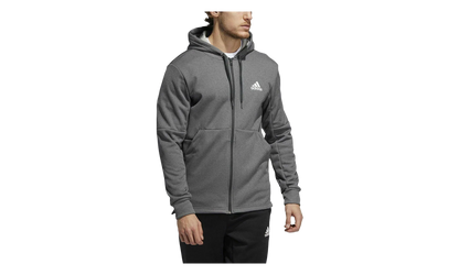Game & Go Full Zip Hoodie "Dark Solid Grey / White" GD0867