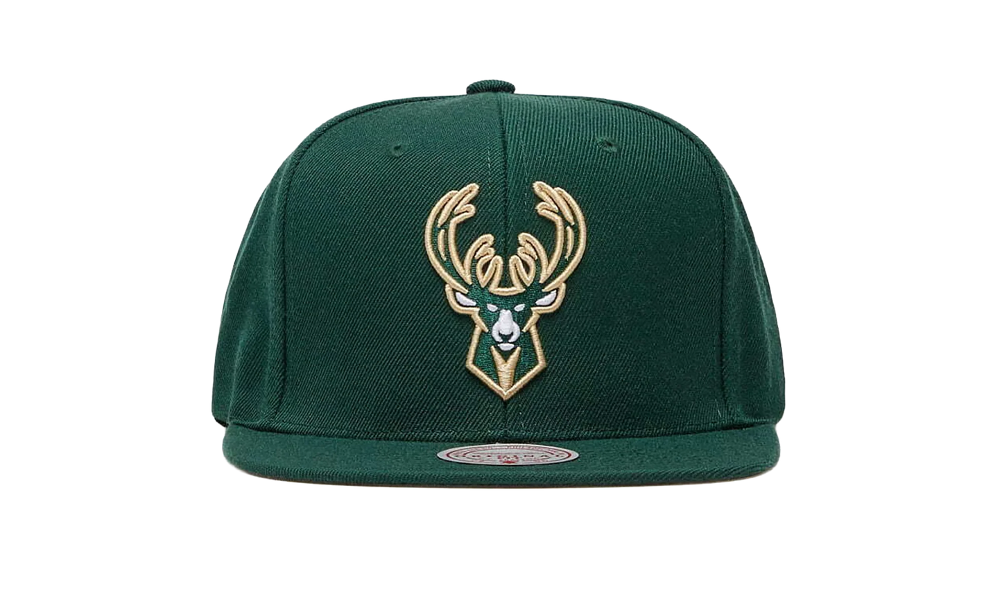 NBA Team Ground 2.0 Snapback Cap "Milwaukee Bucks - Green" HHSS3256 MBUYYPPPGREN