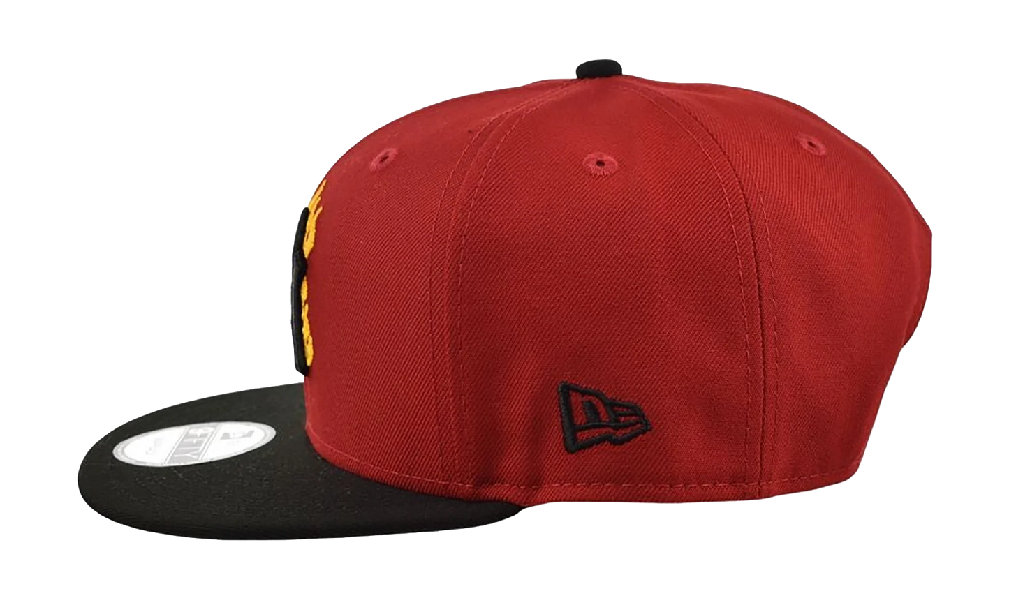 9FIFTY New York Yankees Flames Snapback "Scarlet / Black" 70947936