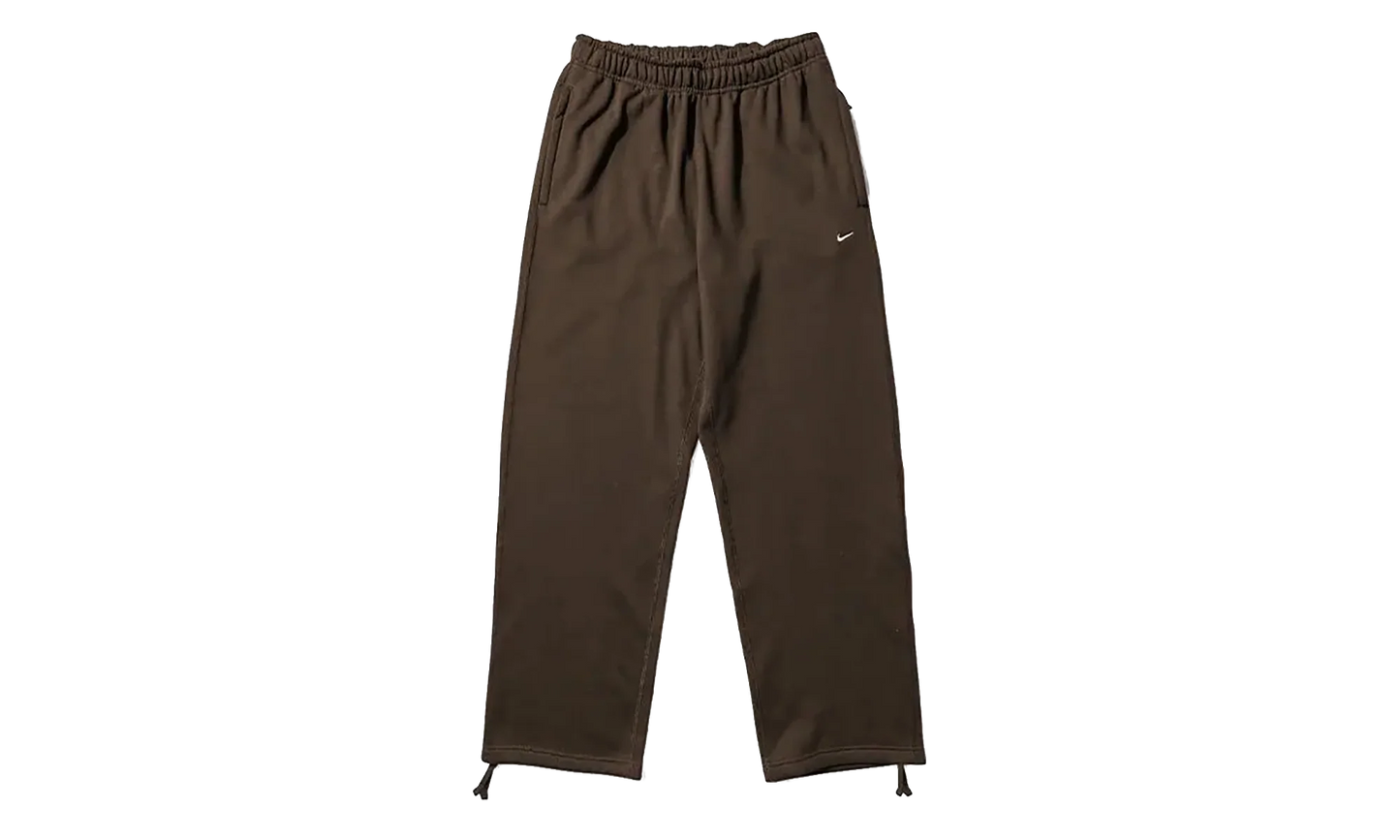 Solo Swoosh Fleece Open-Hem Pants "Dark Hazel / White" HV1090 212