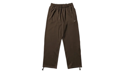 Solo Swoosh Fleece Open-Hem Pants "Dark Hazel / White" HV1090 212