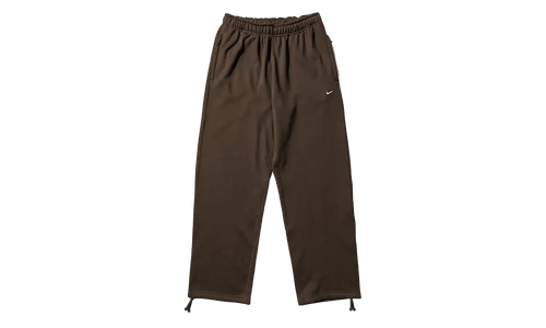 Solo Swoosh Fleece Open-Hem Pants "Dark Hazel / White" HV1090 212