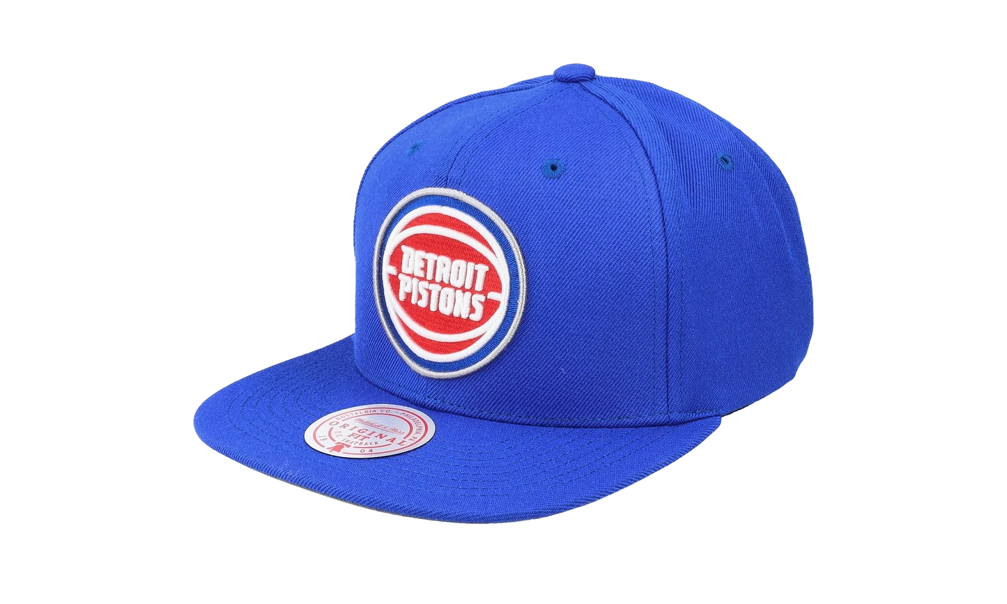NBA Team Ground 2.0 Snapback Cap "Detroit Pistons - Blue" HHSS3256 DPIYYPPPBLUE