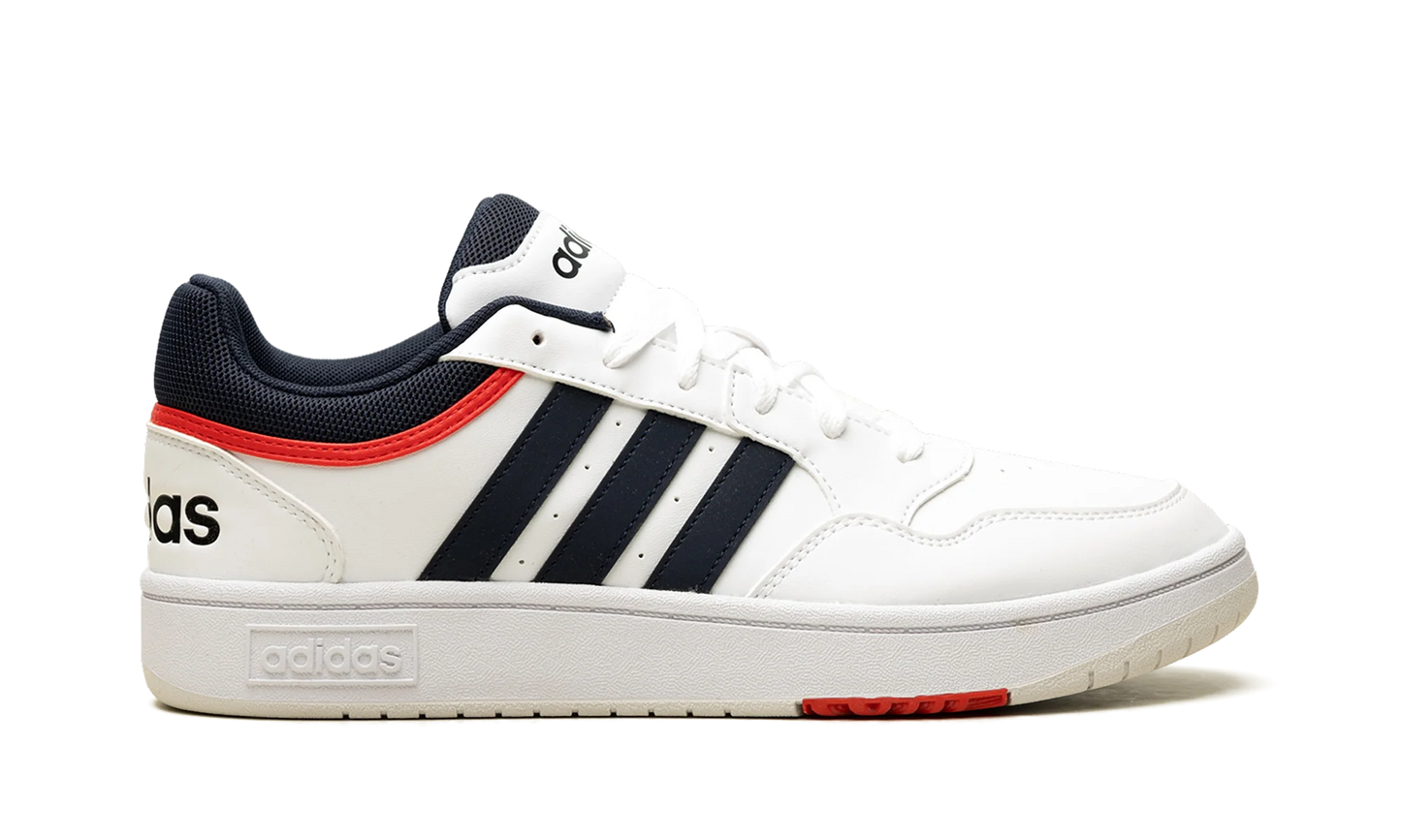 Hoops 3.0 Low Classic "Cloud White / Legend Ink / Vivid Red" GY5427