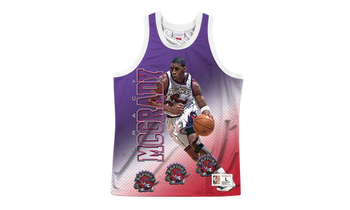 NBA Behind The Back Jersey "Toronto Raptors Tracy McGrady" MSTKMI19002 TRAWHITTMC