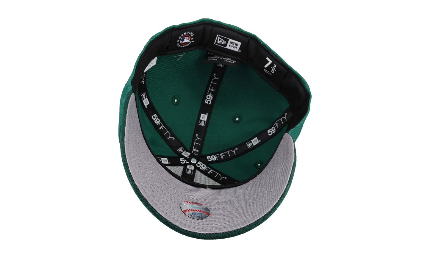 59FIFTY Los Angeles Dodgers "Dodger Stadium" Fitted Hat ""Dodger Stadium" 2-Tone Green / White" NE138