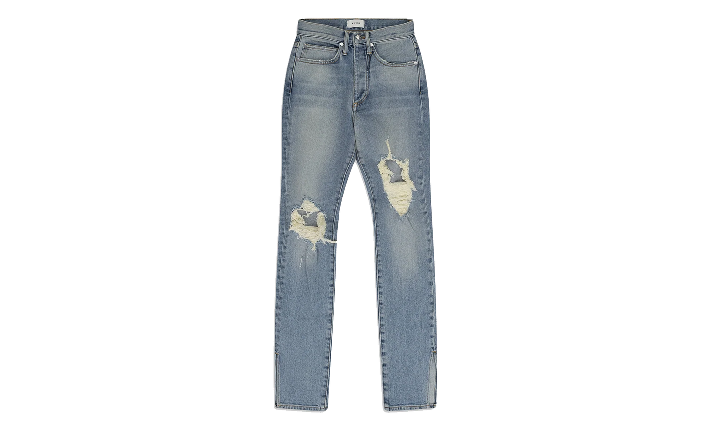 Distressed Skinny Jeans WMNS "Blue" RHDWJNS0003 BLU