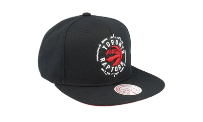 NBA Embroidery Glitch Snapback Cap "Toronto Raptors - Black" HHSS4322 TRAYYPPPBLCK