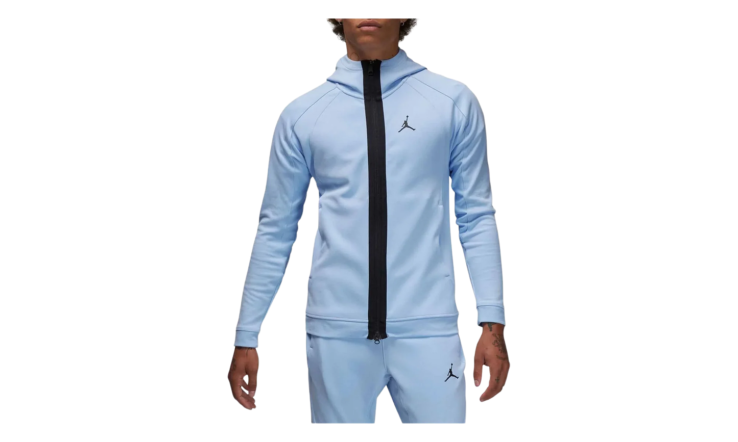 Dri-FIT Sport Fleece Full-Zip Hoodie "Royal Tint / Black / Black" DV9783 425