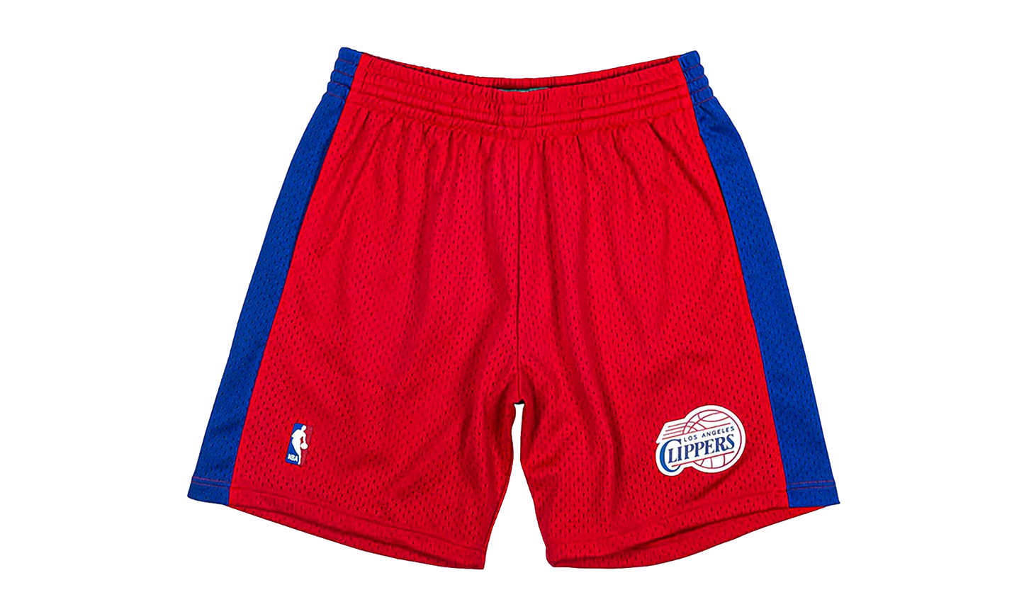 NBA Swingman Basketball Shorts "2000-01 Los Angeles Clippers - Red" LACSCAR00