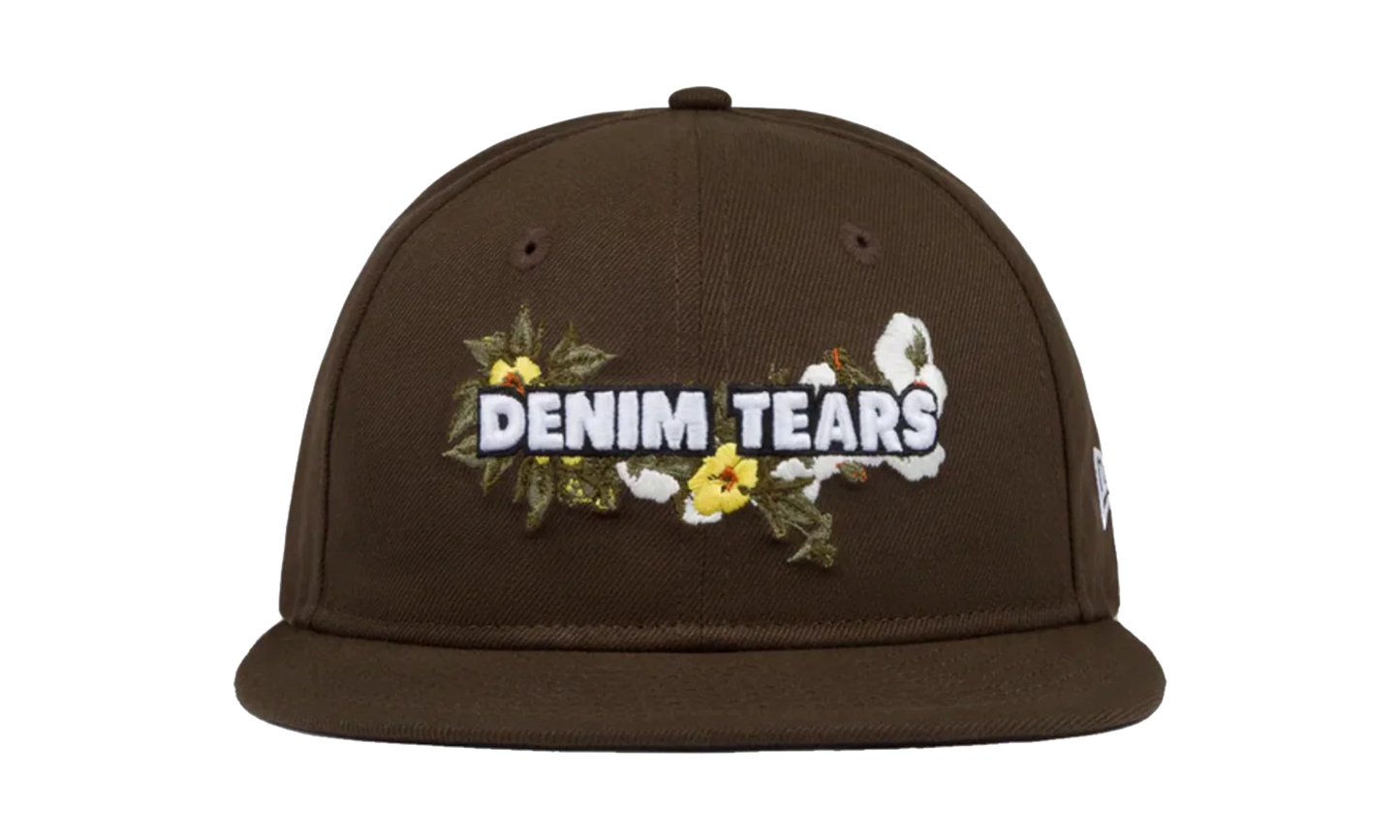 Floral Logo Adjustable Cap "New Era - Brown" DT569