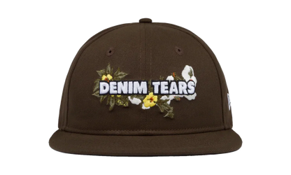 Floral Logo Adjustable Cap "New Era - Brown" DT569