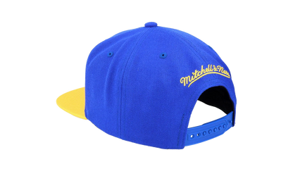 NBA Team 2 Tone 2.0 Snapback Cap "Golden State Warriors - Royal / Yellow" HHSS3264 GSWYYPPPRYYW