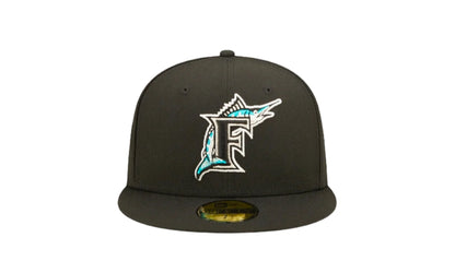 59Fifty MLB Florida Marlins Pop Sweat Fitted Hat "Black" 60243518