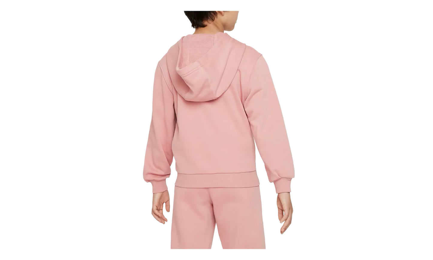 Parka Club Fleece French Terry Full Hoodie GS "Pink" FD3017 618