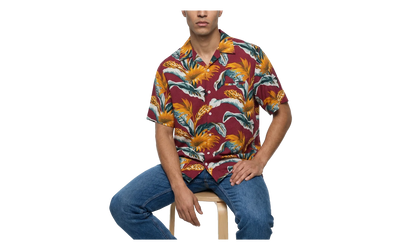 Linen Pattern Shirt "Multicolor" S67DR0001S78219210S