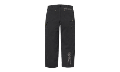 The Great China Wall Double Knee Painter Pant "SS26 - Black" SU27519