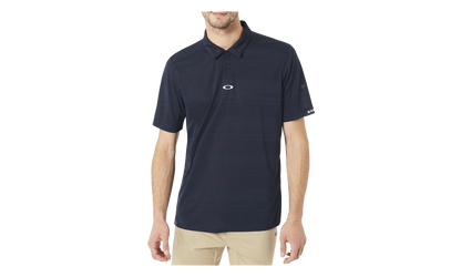 Aero Stripe Jacquard Polo Shirt "Fathom" 434034 6AC