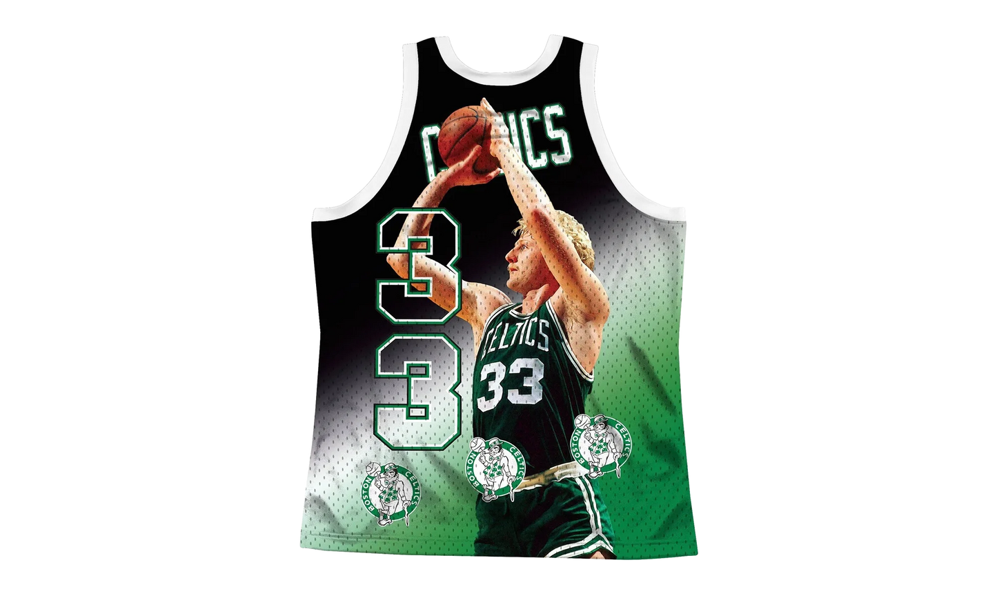 NBA Behind The Back Jersey "Boston Celtics Larry Bird" MSTKMI19002 BCEWHITLBI