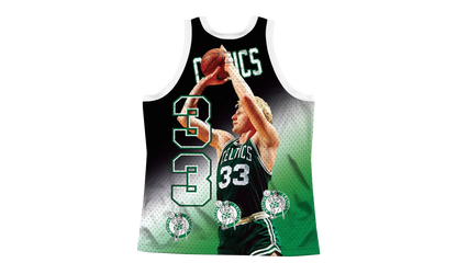 NBA Behind The Back Jersey "Boston Celtics Larry Bird" MSTKMI19002 BCEWHITLBI