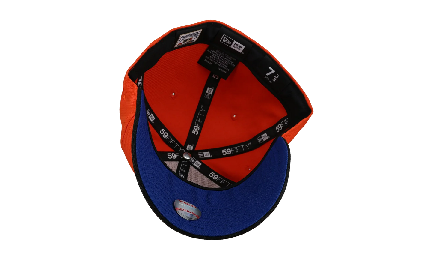 59FIFTY New York Mets 40th Anniversary Fitted Hat "Orange / Black / Gold" NE195