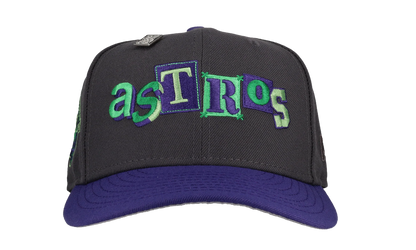 59FIFTY Houston Astros 45th Anniversary Ransom "Skunk" Fitted Hat "Black/ Royal Blue" 123451295936