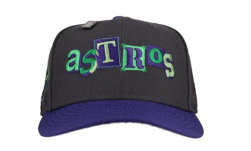 59FIFTY Houston Astros 45th Anniversary Ransom "Skunk" Fitted Hat "Black/ Royal Blue" 123451295936