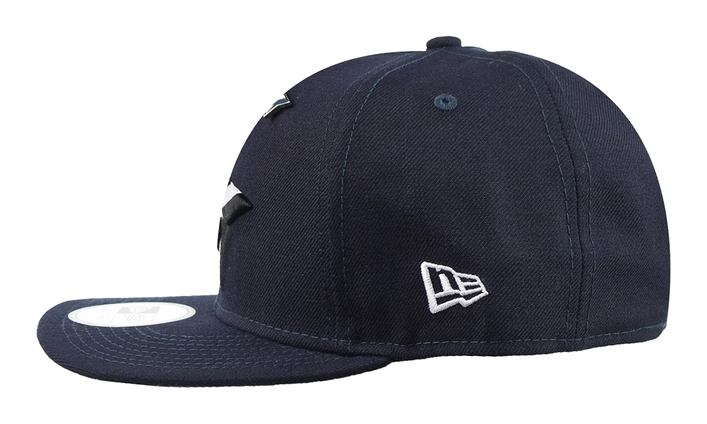Paper Planes Old Crown Snapback Hat "Navy" NE459