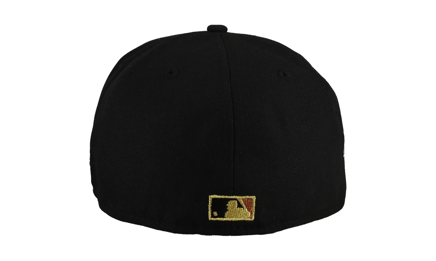 59FIFTY Los Angeles Dodgers 50th Anniversary Fitted Hat "Black / Gold / Copper - Trim" NE146