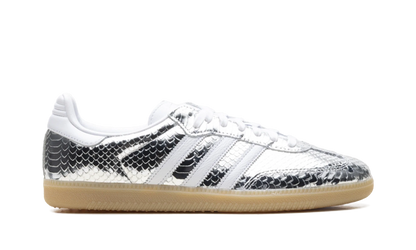 Adidas Samba OG WMNS "Patent Snakeskin Silver Metallic" IH9016