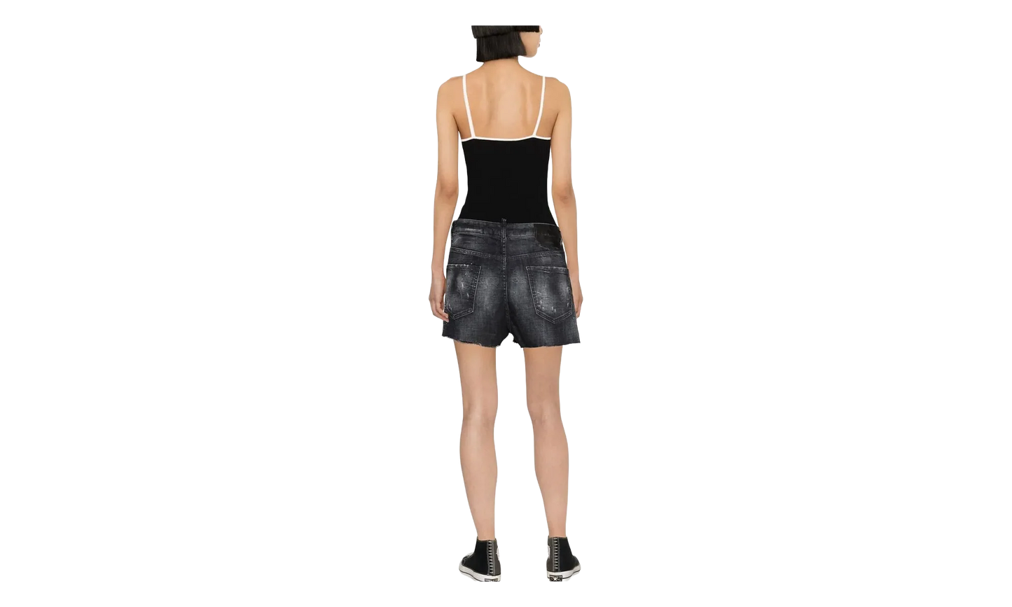 Raw Cut Baggy Shorts WMNS "Black" S75MU0440S30357900