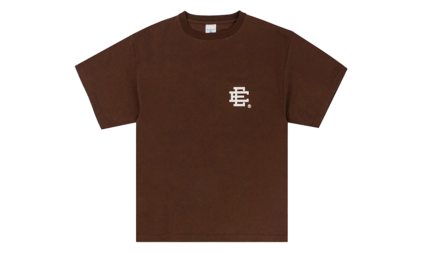EE BASIC T-SHIRT "FW24 - Brown/White" EE812