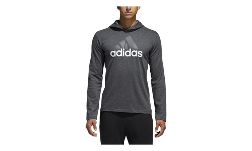 Badge of Sport Long Sleeve Hoodie "Dark Grey Heather" BR1455