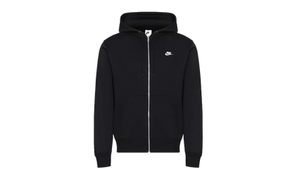 Club Full-Zip Fleece Hoodie "Black / White" FN3861 010