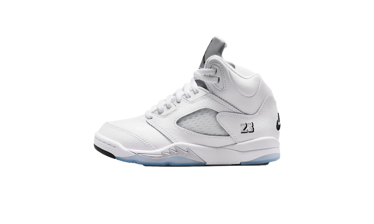 Air Jordan 5 Retro OG PS "White Metallic (2026)" HQ7979 103