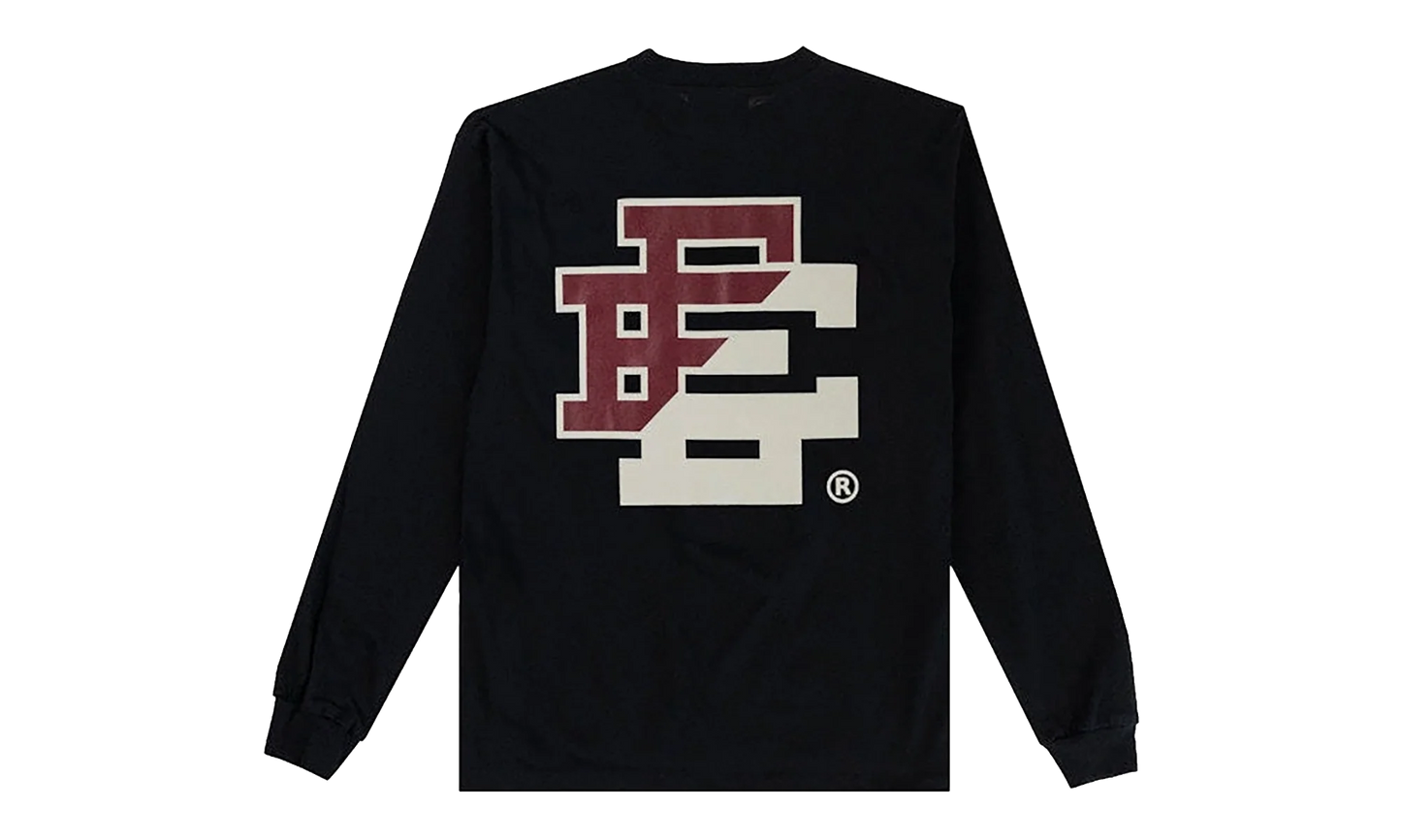 EE LONG SLEEVE T-SHIRT "FW23 - Black/Maroon/Ivory" EE583