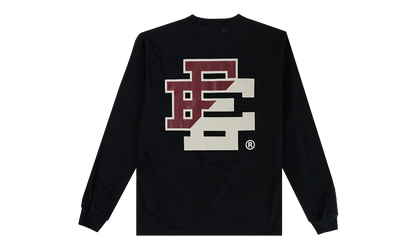 EE LONG SLEEVE T-SHIRT "FW23 - Black/Maroon/Ivory" EE583